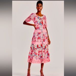 LOVESHACKFANCY Carmie Victorian Midi Dress

$595